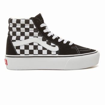 Damske Kotnikove Tenisky Vans Sk8-Hi Platform 2.0 Biele VA93YZPOQ